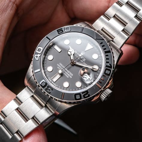 rolex yacht master 42 on wrist|yacht master 42 Rolex price.